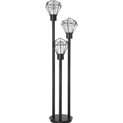 Luminaires Globo Lighting Lampadaire d'extérieur Globo HORACE Noir, 3 lumières