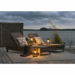 Luminaires Konstsmide Lampadaire d'extérieur Konstsmide Bologna Noir, 1 lumière