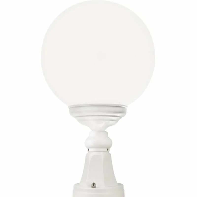 Luminaires LCD Lampadaire d'extérieur LCD Soltau Blanc, 1 lumière