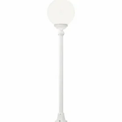 Luminaires LCD Lampadaire d'extérieur LCD Soltau Blanc, 1 lumière