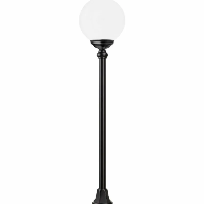 Luminaires LCD Lampadaire d'extérieur LCD Soltau Noir, 1 lumière