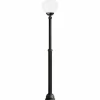 Luminaires LCD Lampadaire d'extérieur LCD Soltau Noir, 1 lumière