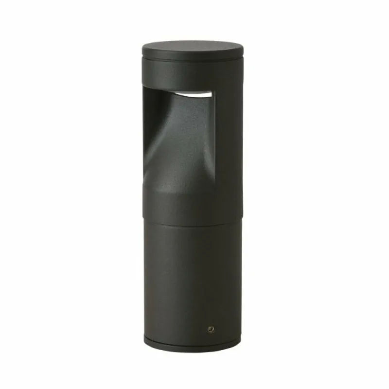 Luminaires LCD Lampadaire d'extérieur LCD Stendal LED Noir, 1 lumière
