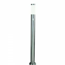 Luminaires Nordlux Lampadaire d'extérieur Nordlux SYDNEY Acier inoxydable, 1 lumière, Détecteur de mouvement