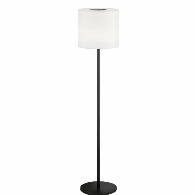 SCHÖNER WOHNEN-Kollektion Lampadaire d'extérieur LED Noir, 1 lumière, Télécommandes, Changeur de couleurs