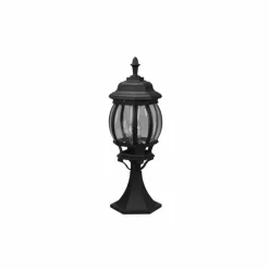 Lampes Vintages & Rétros-Luminaires Trio Lampadaire d'extérieur Trio Elvo Noir, 1 lumière