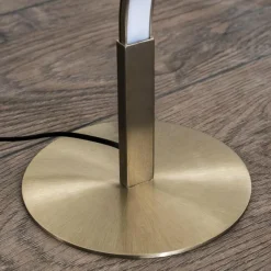 hofstein Lampadaire Dillon LED Nickel mat, 1 lumière