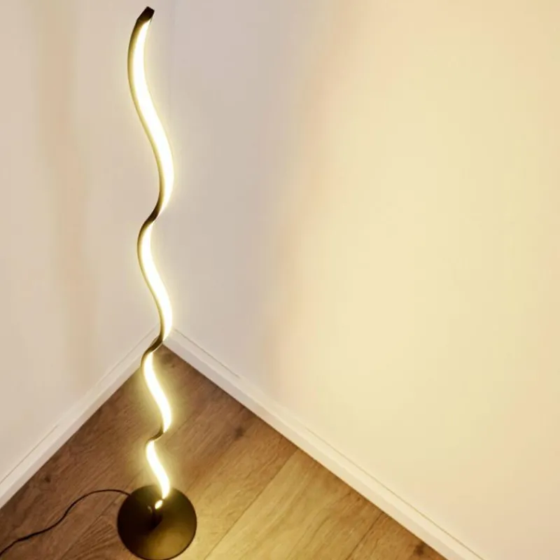 hofstein Lampadaire Dillon LED Noir, 1 lumière