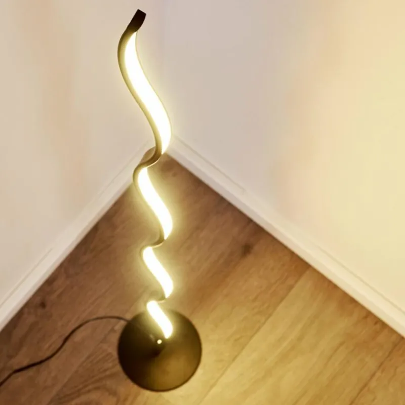 hofstein Lampadaire Dillon LED Noir, 1 lumière