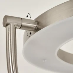 hofstein Lampadaire Donna LED Nickel mat, 2 lumières* Éclairage Led