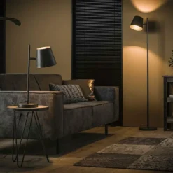 Lampes Industrielles-hofstein Lampadaire Dwingeloo Anthracite, 1 lumière