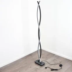 hofstein Lampadaire Eaglesham LED Noir, 1 lumière* Lampadaires Et Lampes Sur Pied