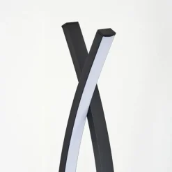 hofstein Lampadaire Eaglesham LED Noir, 1 lumière* Lampadaires Et Lampes Sur Pied