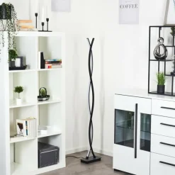 hofstein Lampadaire Eaglesham LED Noir, 1 lumière* Lampadaires Et Lampes Sur Pied