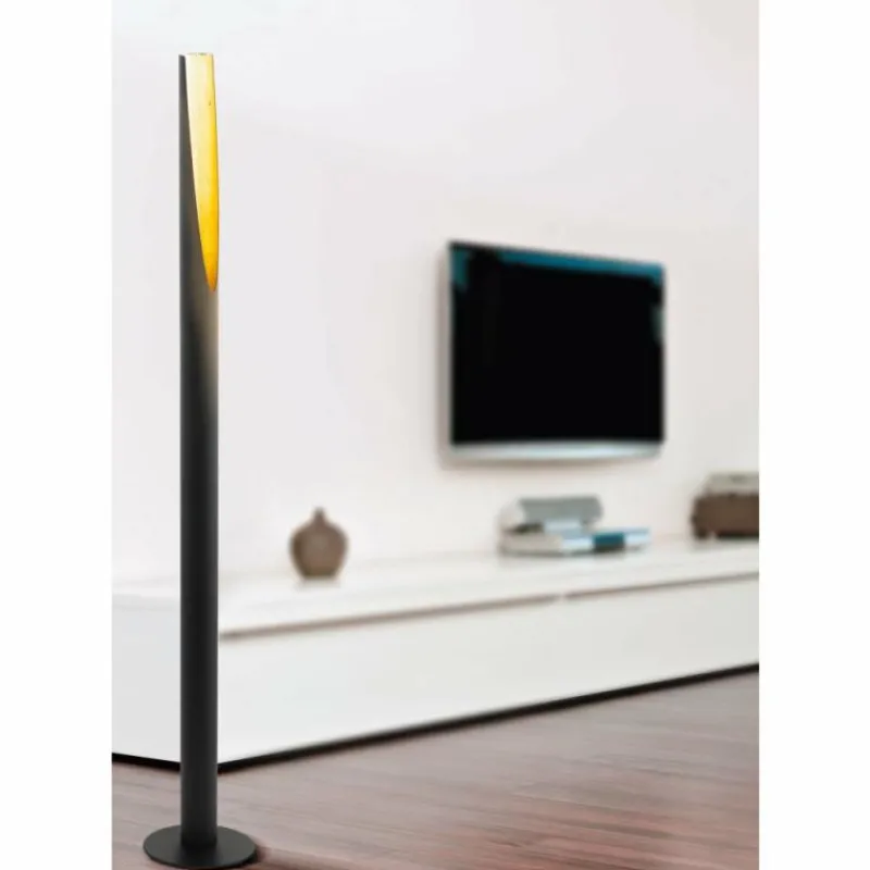 Lampes Dorées-Luminaires Eglo Lampadaire Eglo BARBOTTO Or, Noir, 1 lumière