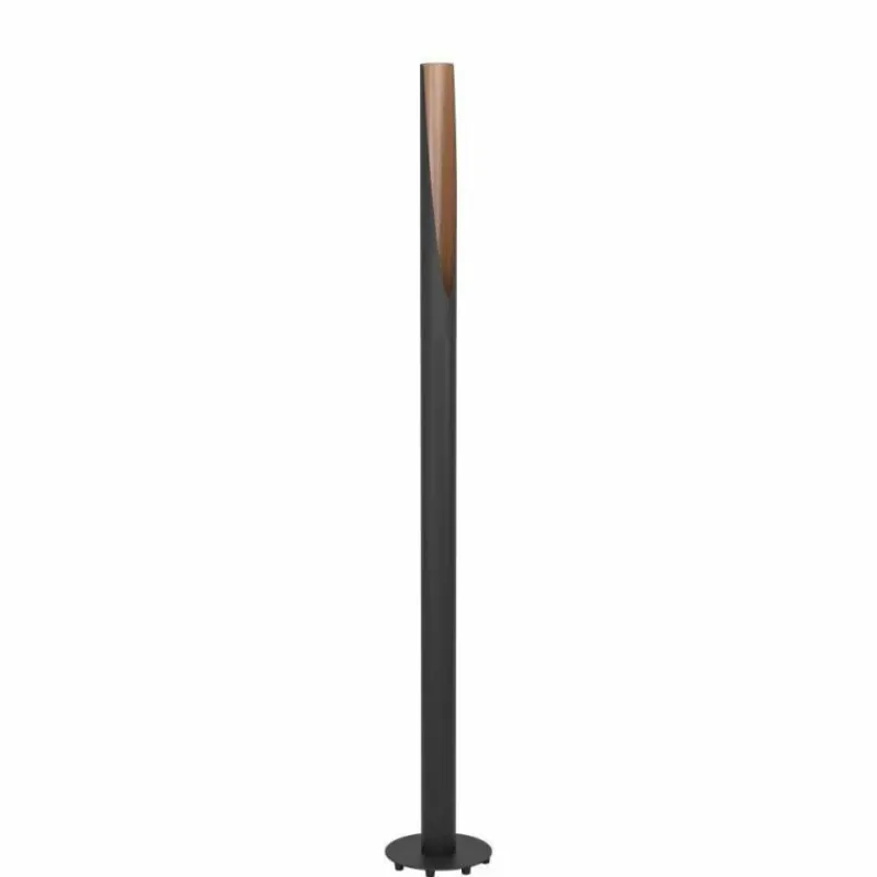Lampes En Bois-Luminaires Eglo Lampadaire Eglo BARBOTTO LED Brun, Noir, 1 lumière