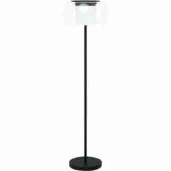 Luminaires Eglo Lampadaire Eglo BRIAGLIA LED Noir, 1 lumière, Changeur de couleurs