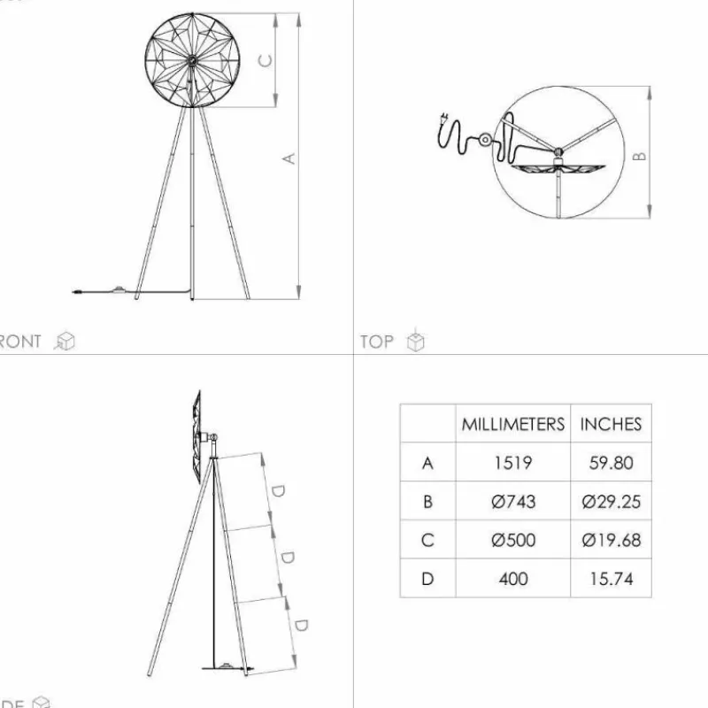 Lampes Dorées-Luminaires Eglo Lampadaire Eglo CASTANUELO Or, Noir, 1 lumière