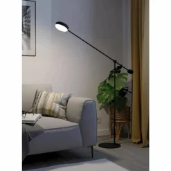 Luminaires Eglo Lampadaire Eglo CLAVELLINA LED Noir, 1 lumière* Éclairage Led