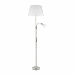 Lampes En Tissu-Luminaires Eglo Lampadaire Eglo CONESA Nickel mat, 1 lumière