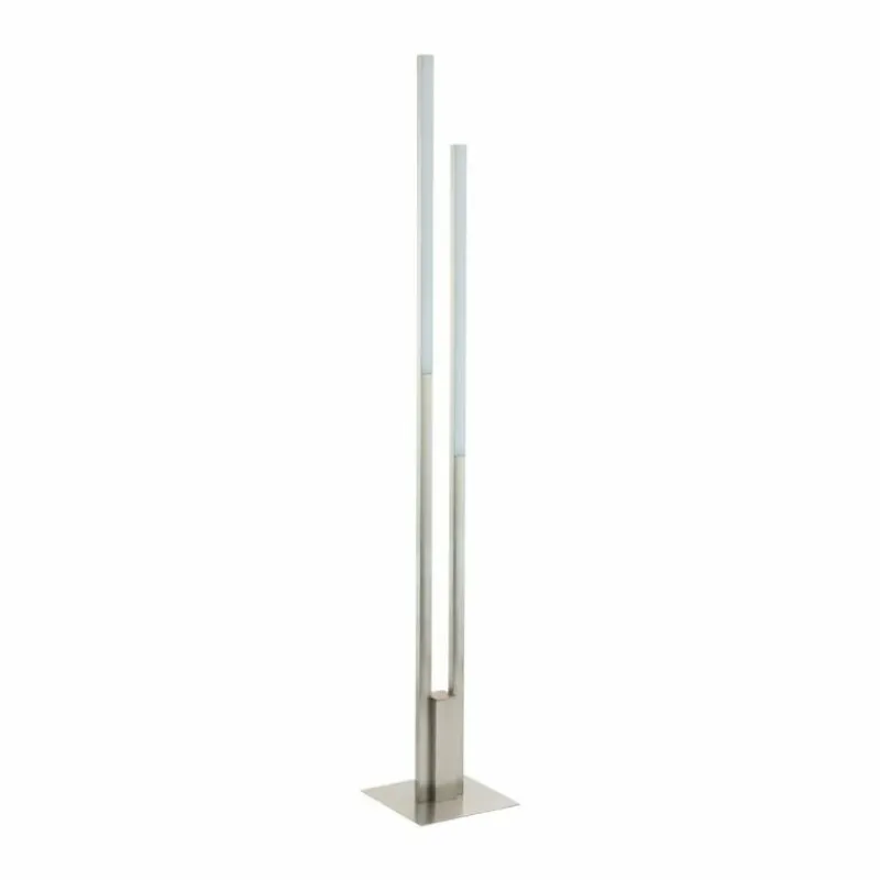Luminaires Eglo Lampadaire Eglo CONNECT FRAIOLI-C LED Nickel mat, 2 lumières, Changeur de couleurs