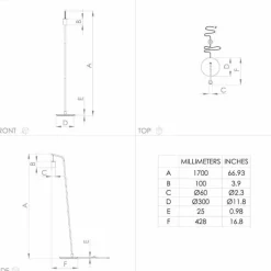 Luminaires Eglo Lampadaire Eglo CRANLEY Noir, 1 lumière* Lampadaires Et Lampes Sur Pied