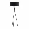 Lampes En Tissu-Luminaires Eglo Lampadaire Eglo FONDACHELLI Noir, 1 lumière