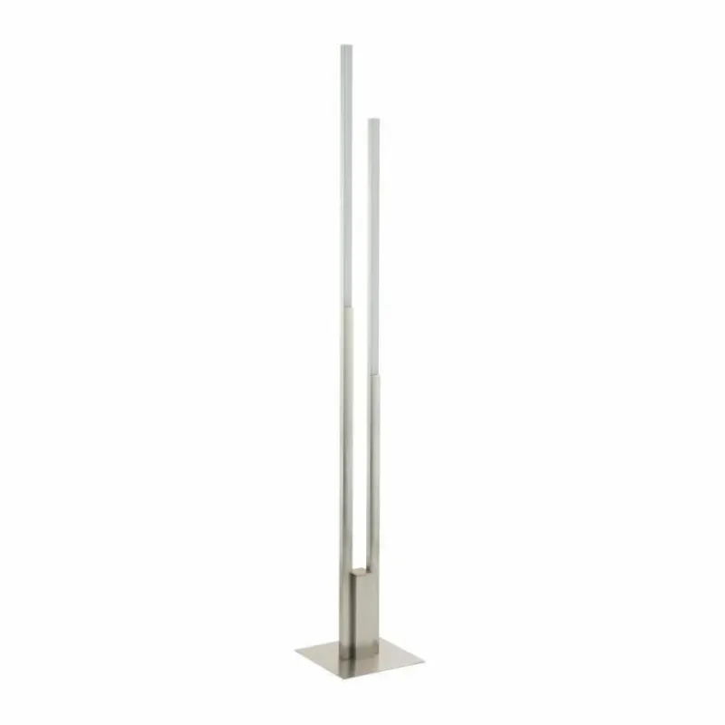 Luminaires Eglo Lampadaire Eglo FRAIOLI-Z LED Nickel mat, 2 lumières, Changeur de couleurs