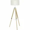 Lampes En Tissu-Luminaires Eglo Lampadaire Eglo LANTADA Brun, 1 lumière