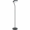 Luminaires Eglo Lampadaire Eglo MARGHERA-Z LED Noir, 4 lumières, Changeur de couleurs