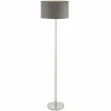 Lampes En Tissu-Luminaires Eglo Lampadaire Eglo MASERLO Nickel mat, 1 lumière