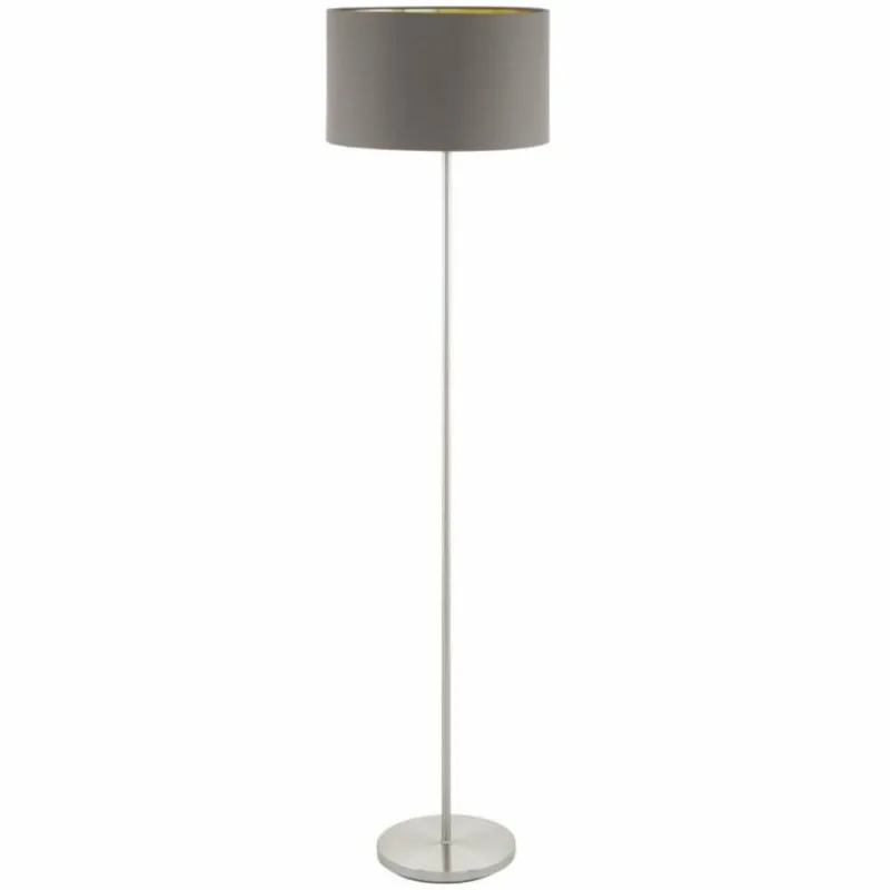 Lampes En Tissu-Luminaires Eglo Lampadaire Eglo MASERLO Nickel mat, 1 lumière
