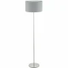 Lampes En Tissu-Luminaires Eglo Lampadaire Eglo MASERLO Nickel mat, 1 lumière