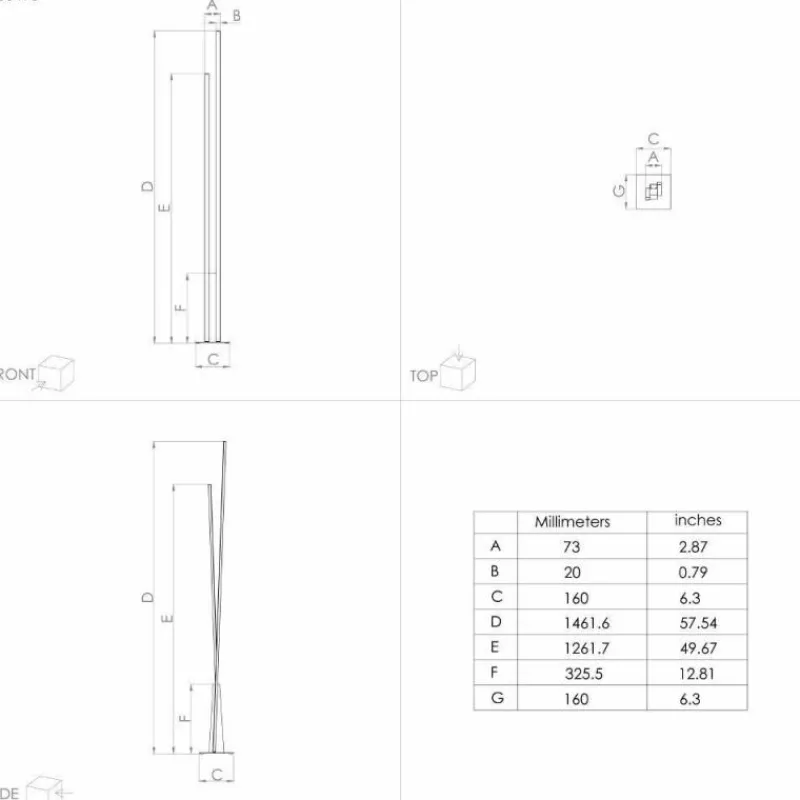 Lampes En Bois-Luminaires Eglo Lampadaire Eglo PANAGRIA LED Brun, Noir, 2 lumières