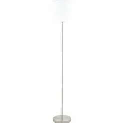 Lampes En Tissu-Luminaires Eglo Lampadaire Eglo PASTERI Nickel mat, 1 lumière