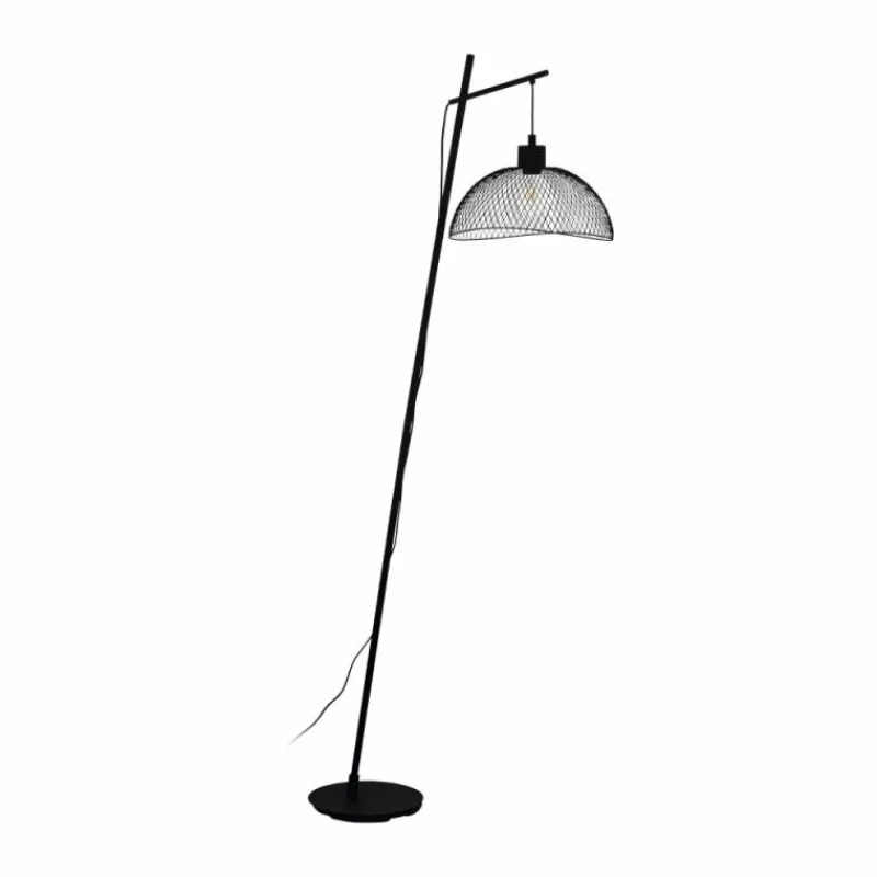 Luminaires Eglo Lampadaire Eglo POMPEYA Noir, 1 lumière* Lampadaires Et Lampes Sur Pied