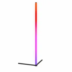 Luminaires Eglo Lampadaire Eglo RGBIC LED Noir, 1 lumière, Télécommandes, Changeur de couleurs* Éclairage Led