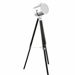 Lampes Industrielles-Luminaires Eglo Lampadaire Eglo UPSTREET Noir, 1 lumière