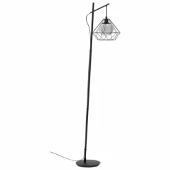 Luminaires Eglo Lampadaire Eglo VERNHAM Noir, 1 lumière