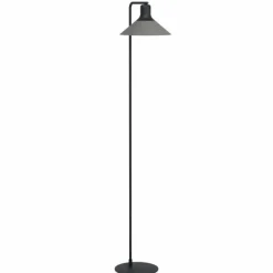 Luminaires Eglo Lampadaire Eglo-Leuchten ABREOSA Gris, Noir, 1 lumière* Lampadaires Et Lampes Sur Pied