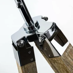 Lampes En Bois-hofstein Lampadaire EGMONT Chrome, 1 lumière