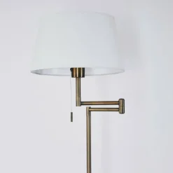 Lampes En Tissu-hofstein Lampadaire Eleshult Bronze, 1 lumière