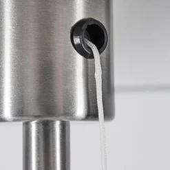 Lampes En Tissu-hofstein Lampadaire Eleshult Chrome, 1 lumière