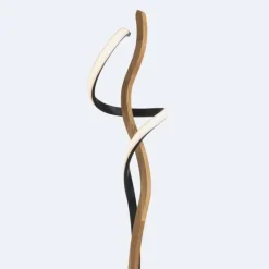 Lampes En Bois-Luminaires Elobra Lampadaire Elobra Argentina LED Écru, Noir, 1 lumière