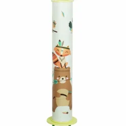 Lampes En Bois-Luminaires Elobra Lampadaire Elobra LITTLE INDIANS Vert, 1 lumière