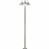 Luminaires Eglo Lampadaire extérieur Eglo SIDNEY Acier inoxydable, 3 lumières