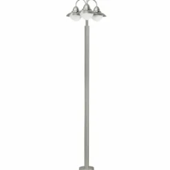 Luminaires Eglo Lampadaire extérieur Eglo SIDNEY Acier inoxydable, 3 lumières