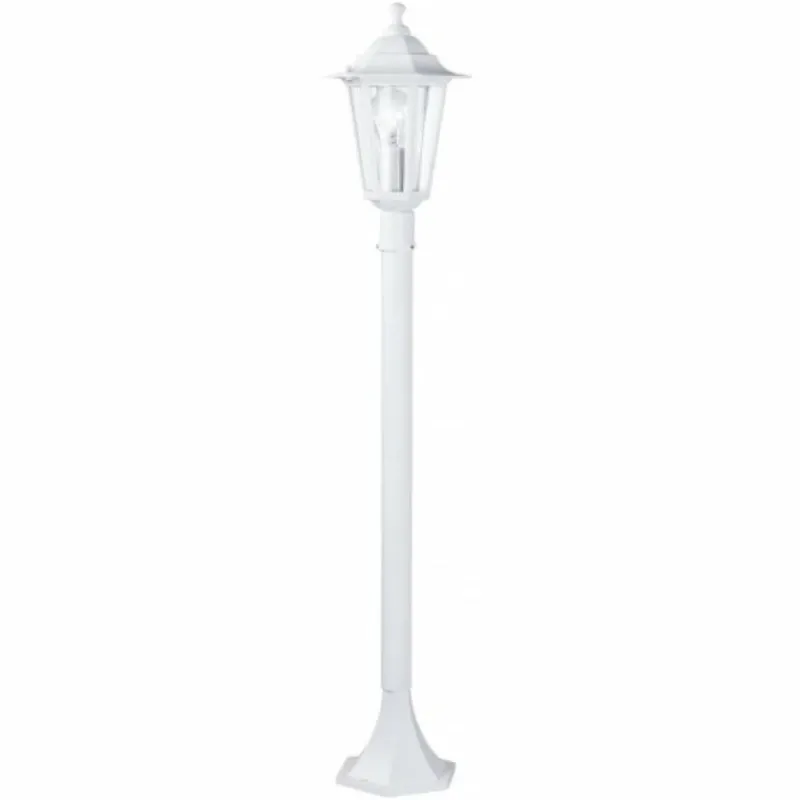 Luminaires Rustiques-Luminaires Eglo Lampadaire extérieur Eglo LATERNA 5 Blanc, 1 lumière