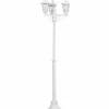 Luminaires Rustiques-Luminaires Eglo Lampadaire extérieur Eglo LATERNA 5 Blanc, 3 lumières