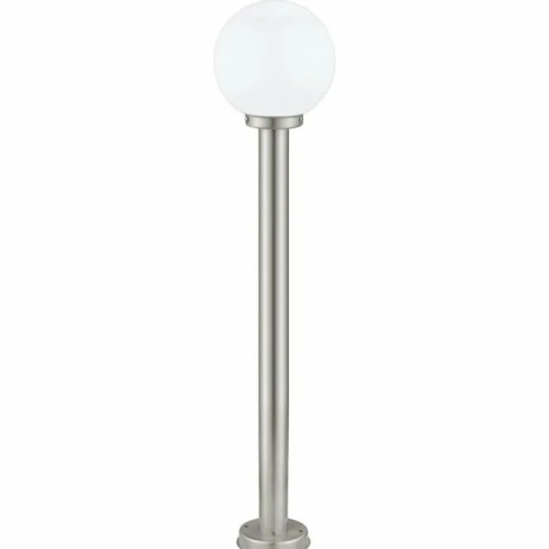 Luminaires Eglo Lampadaire extérieur Eglo NISIA Acier inoxydable, 1 lumière